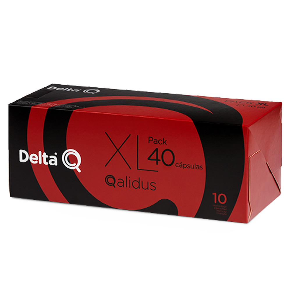 Pack XL Cápsulas Delta Q Qalidus - Intensidade 10 - 40 cápsulas