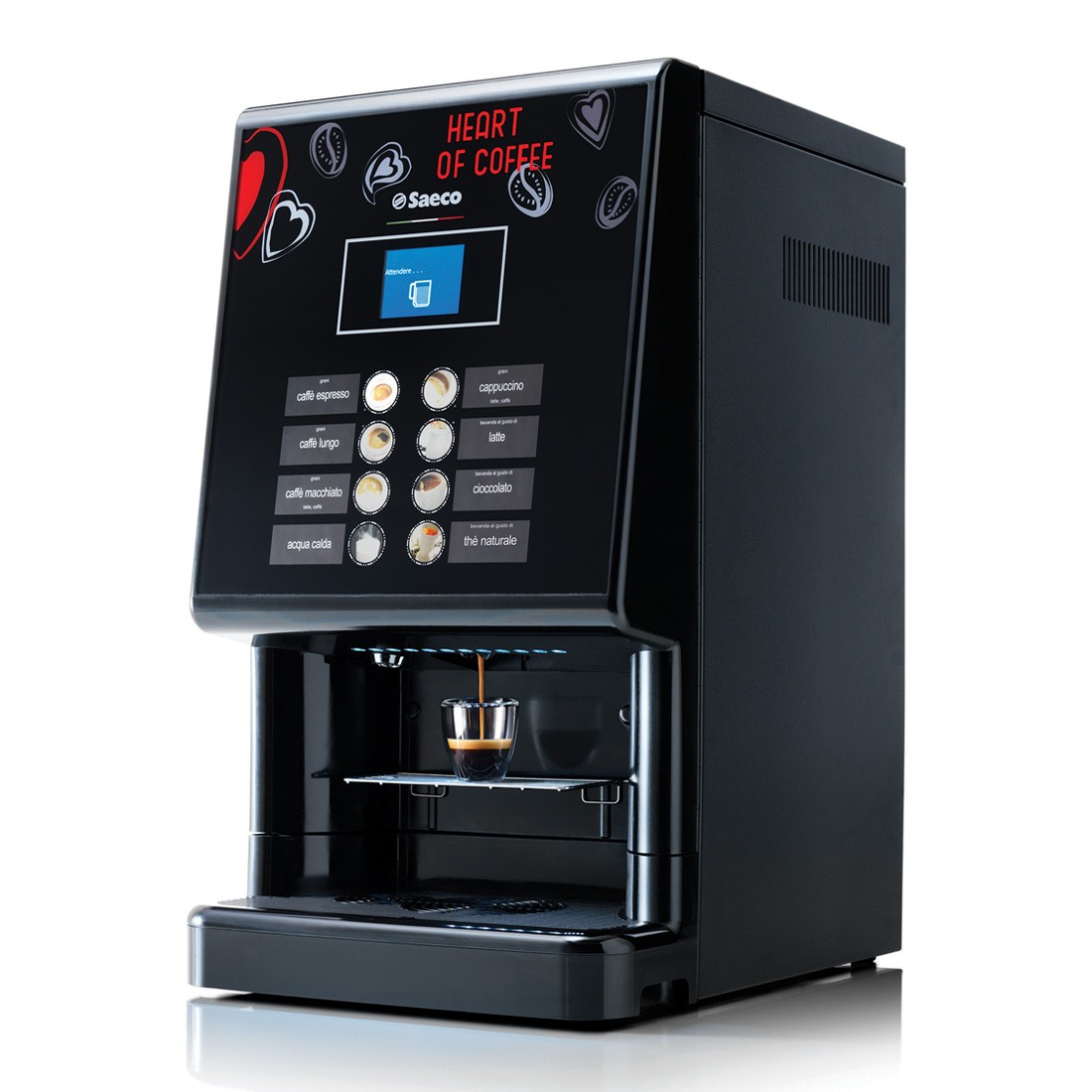Café Fácil Máquina Vending Saeco Phedra expresso Preto 220v