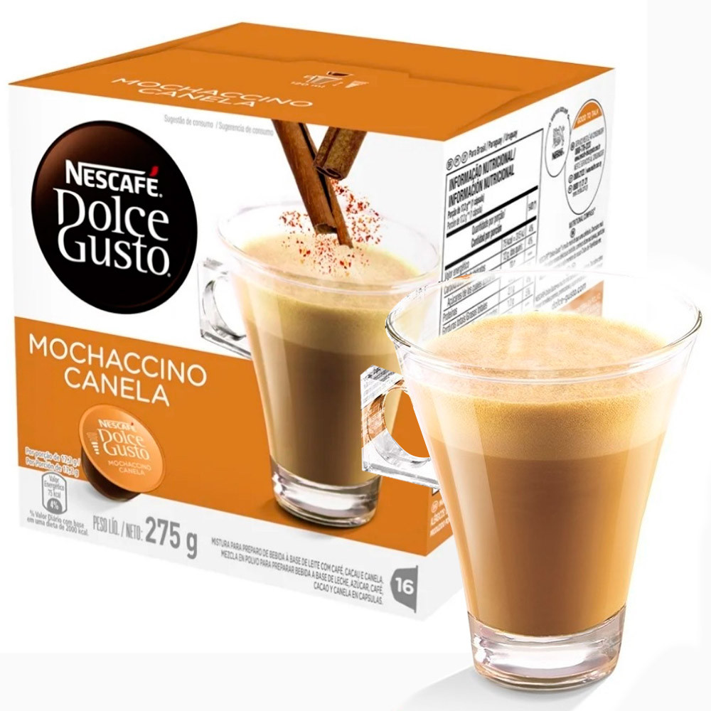 Cápsula Nescafé Dolce Gusto Mochaccino Canela 16 Cápsulas - Nestlé
