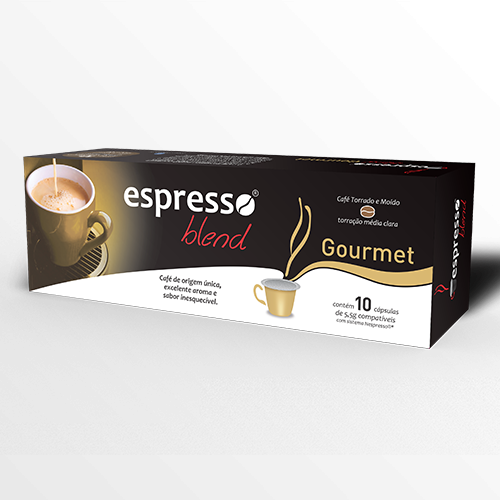 Cápsulas de Café Compatíveis com Nespresso Espresso Blend Gourmet