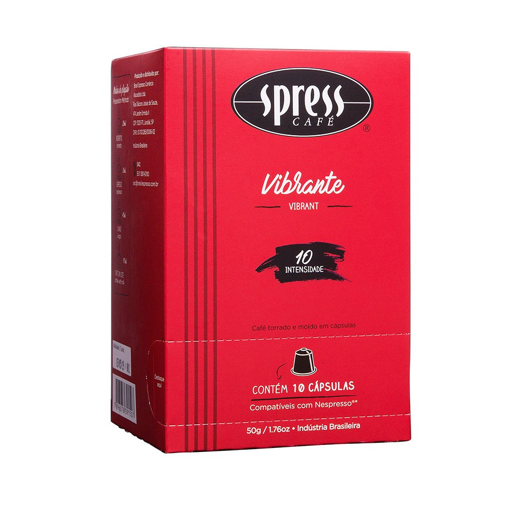 Cápsulas de Café Spress Vibrante - Compatíveis com Nespresso® - 10 un.