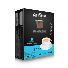 Cápsulas de Café Espresso Crema Aroma - Compatíveis com Nespresso® - 10 un.