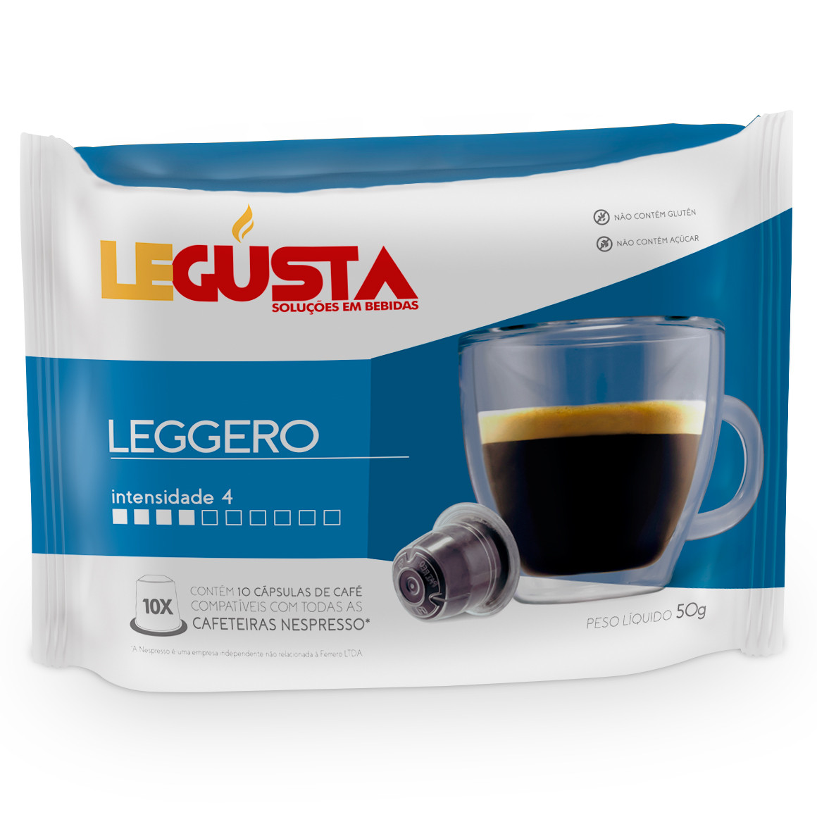 Cápsula Café Espresso Leggero 10 un.