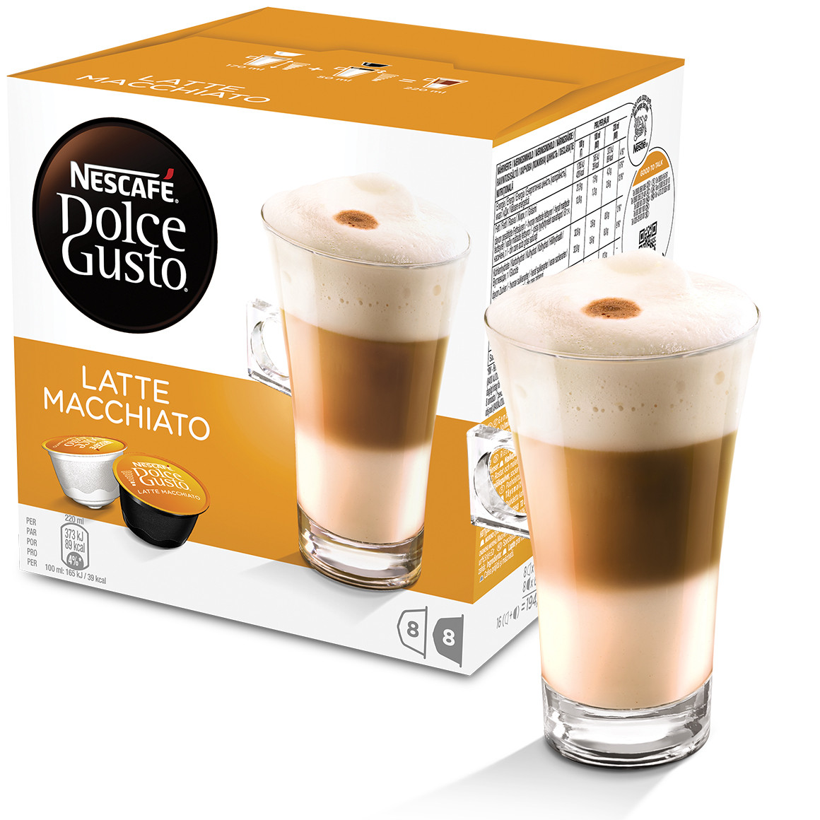 Cápsula Nescafé Dolce Gusto Latte Macchiato 16 Cápsulas - Nestlé