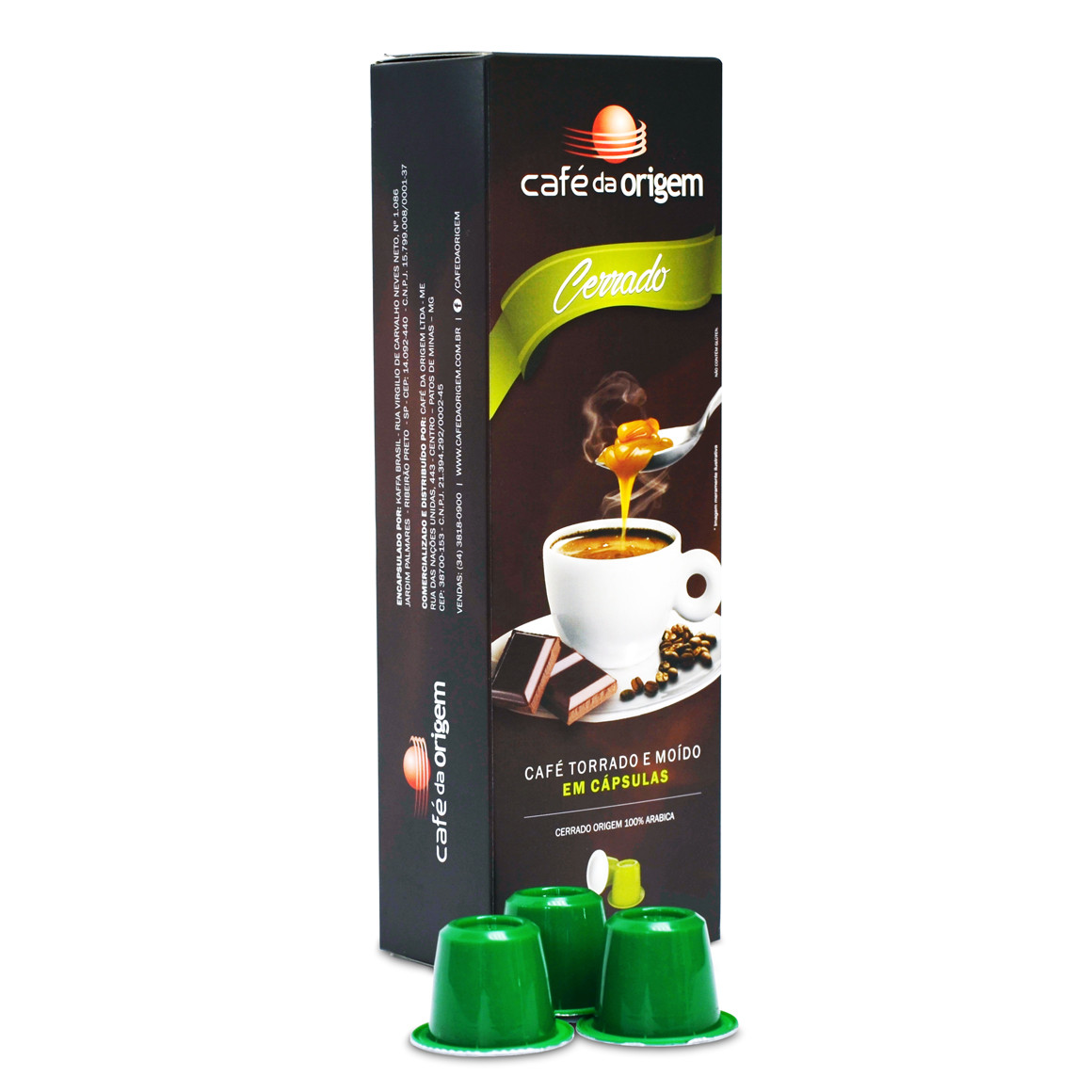 Cápsulas de Café Compatíveis com Nespresso Café da Origem Cerrado - 10 un.