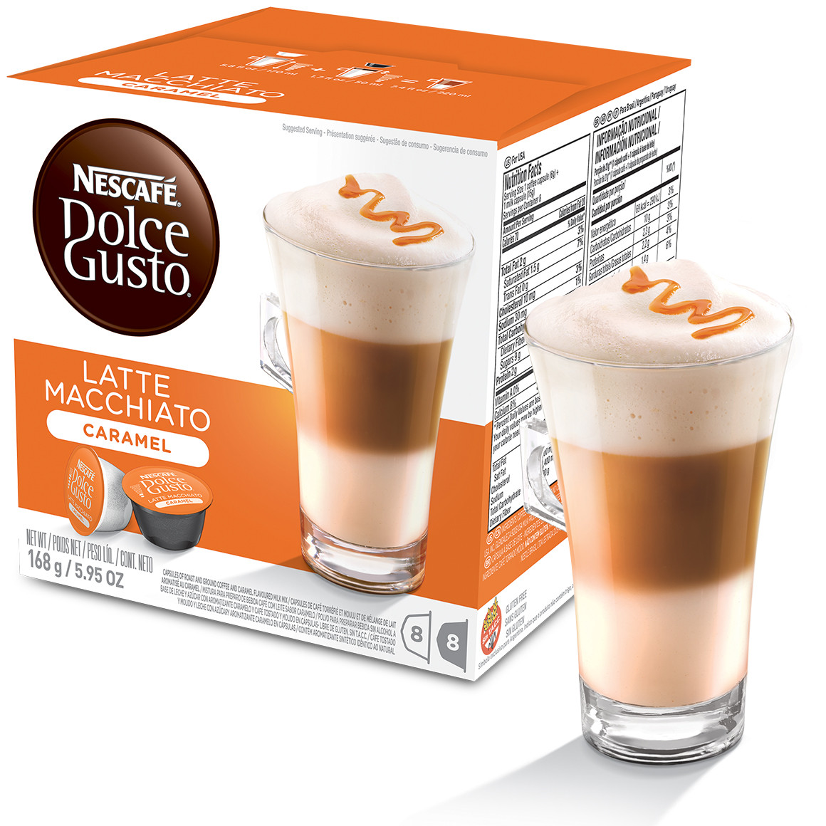 Cápsula Nescafé Dolce Gusto Latte Macchiato Caramel - Nestlé