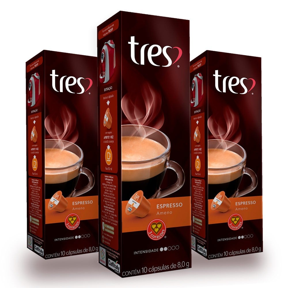 Café Fácil Plano Cápsulas de Café Espresso Ameno 3