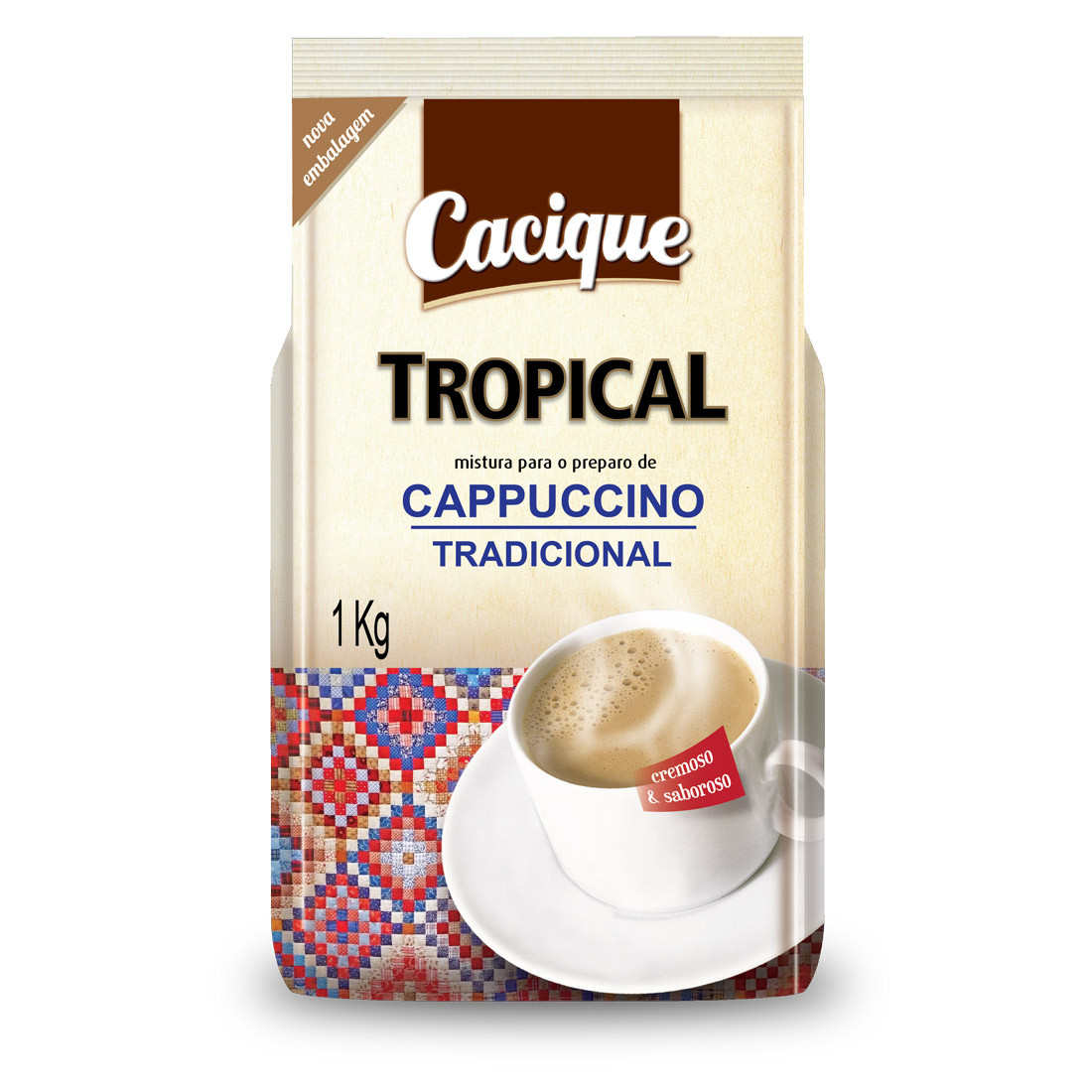 Cappuccino Tradicional Cacique 1kg
