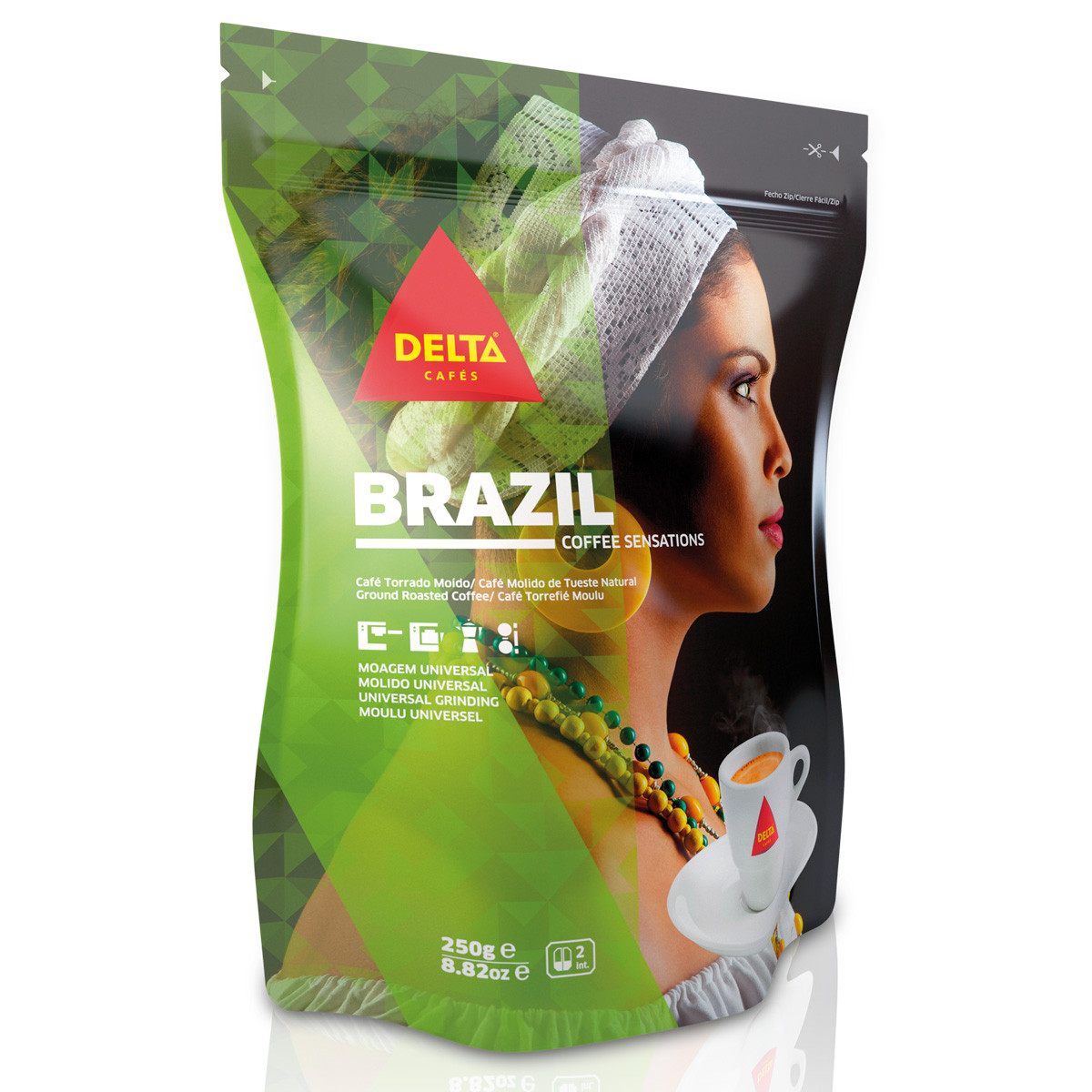 Café Torrado e Moído Delta Brasil 250g