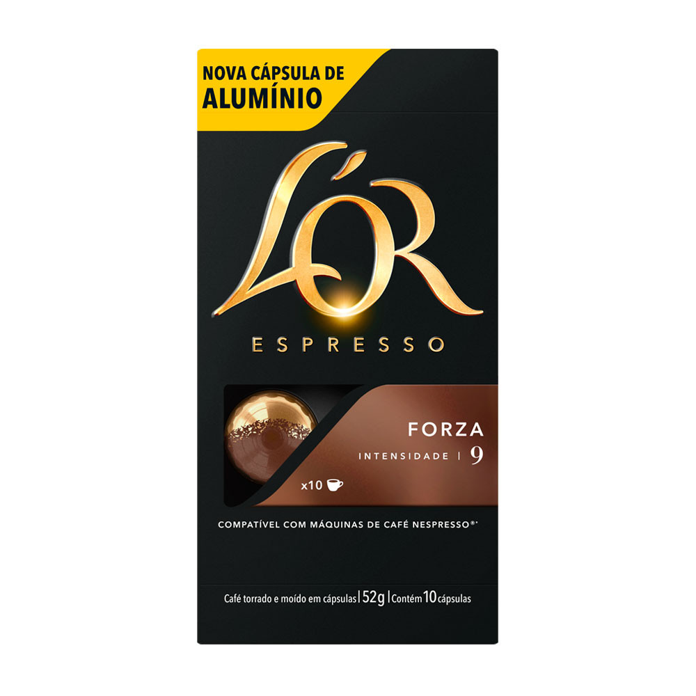 Cápsulas Compatíveis NespressoCafé do Ponto L'or Forza