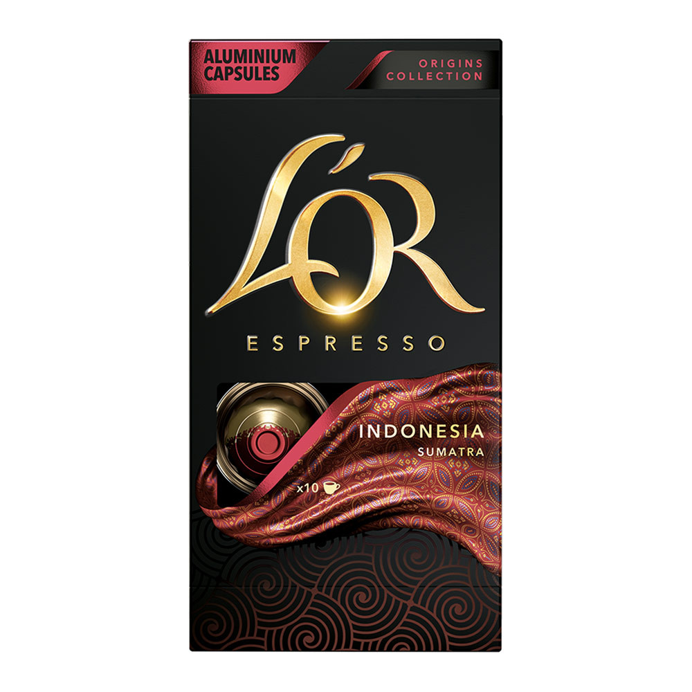 Cápsulas de Café L'or Indonésia - Compatíveis com Nespresso® - 10 un.
