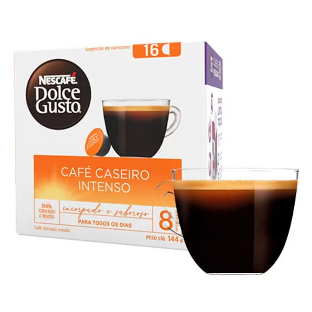 Cápsula Nescafé Dolce Gusto Café Caseiro Intenso16 Cápsulas - Nestlé