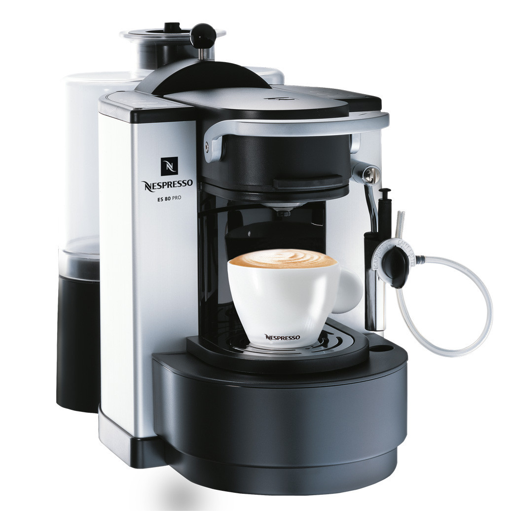 Máquina de Café Expresso Profissional Nespresso ES 80 Branco e Preto